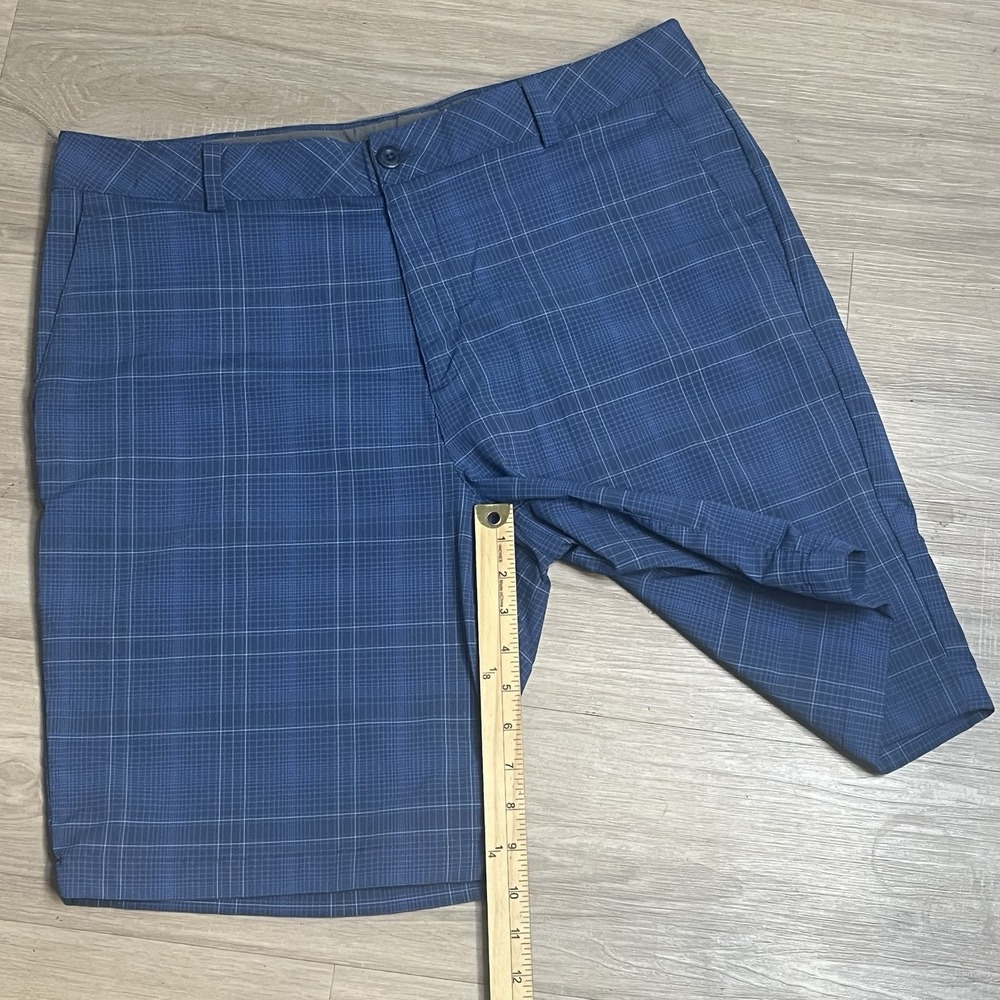 Under Armour Golf Shorts Loose Plaid Flat Athletic 10" INS Mens Sz 36 - Picture 7 of 9